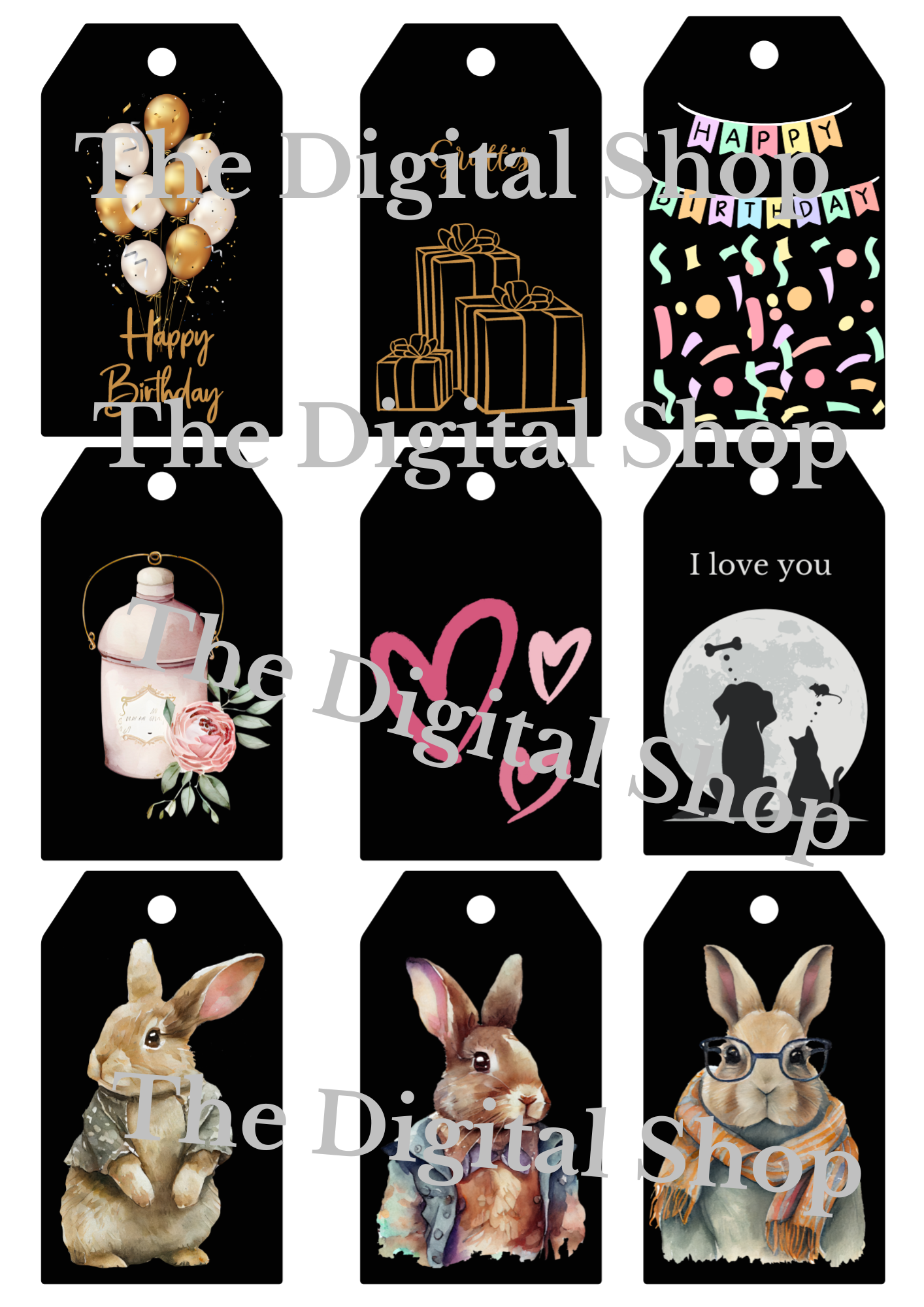 Papper för scrapbooking - Svarta paketet
