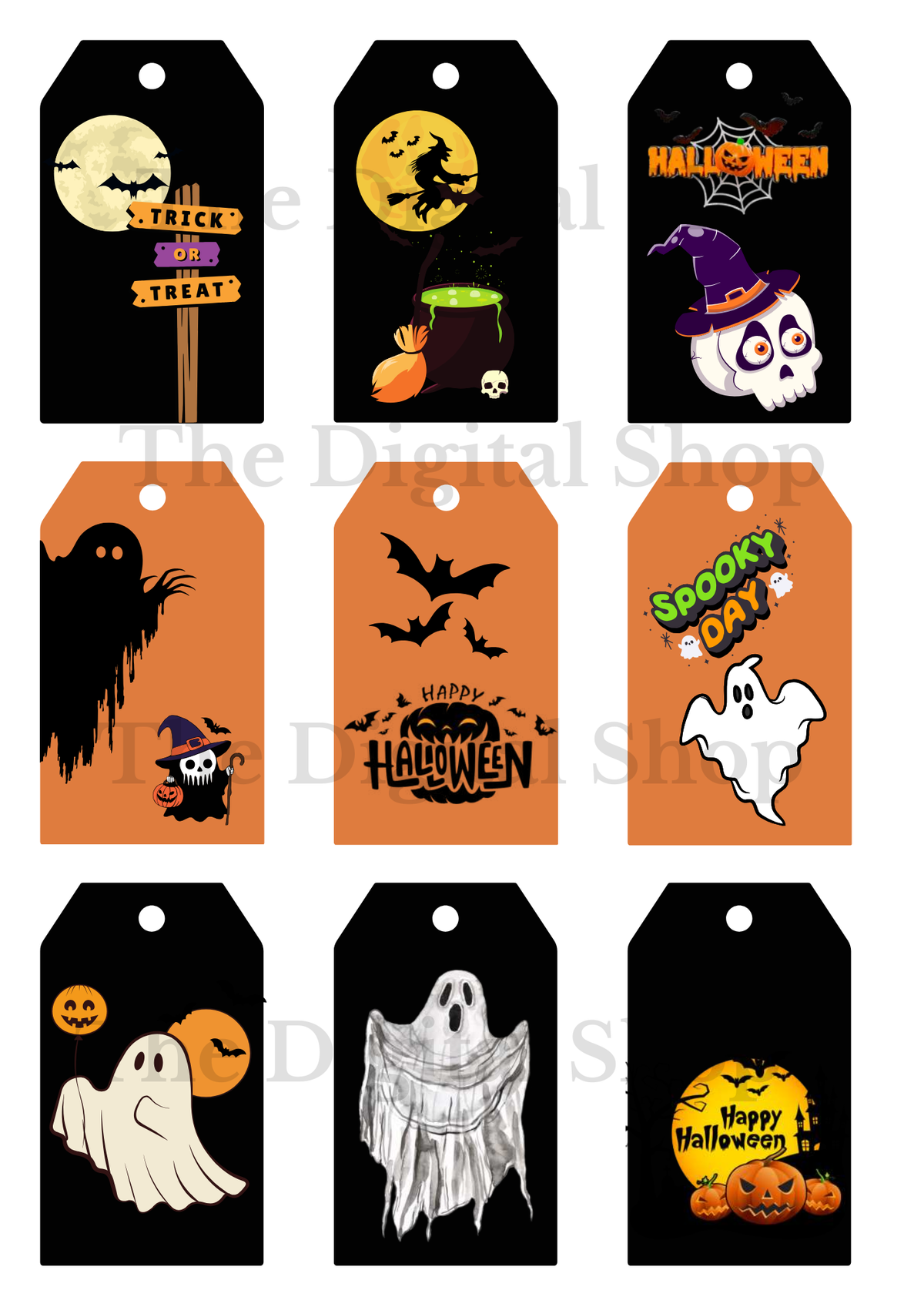 Papper för scrapbooking - Halloween