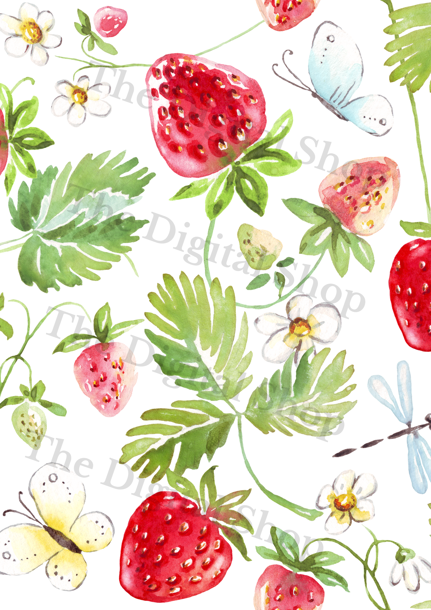 Papper för scrapbooking - Midsommarpaketet