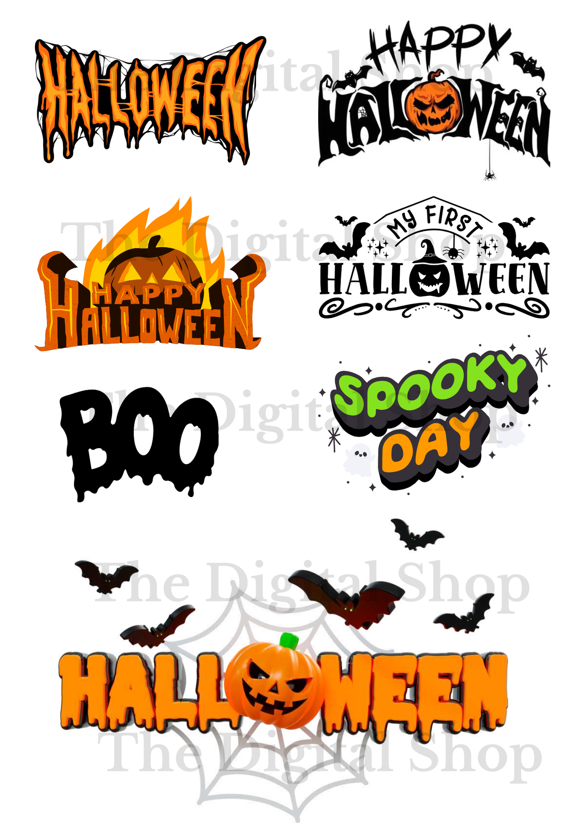 Papper för scrapbooking - Halloween