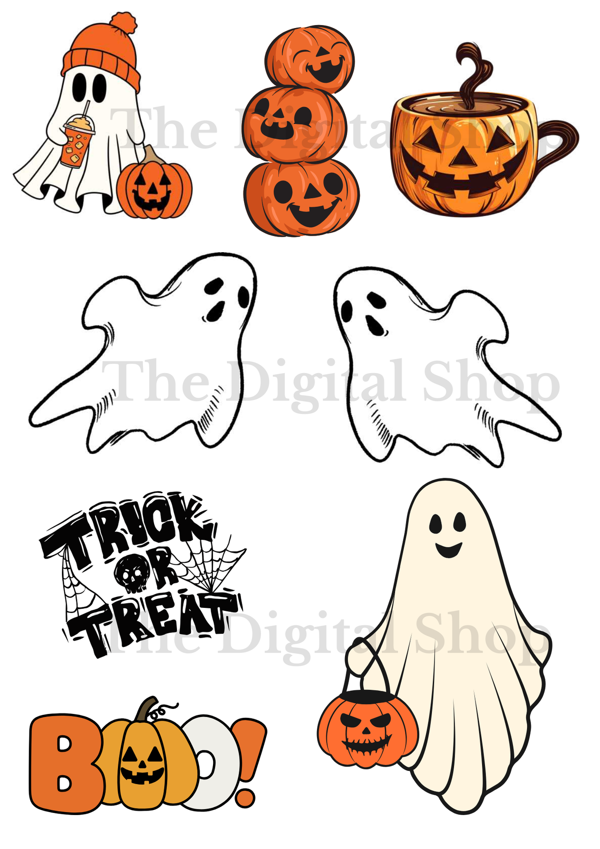 Papper för scrapbooking - Halloween